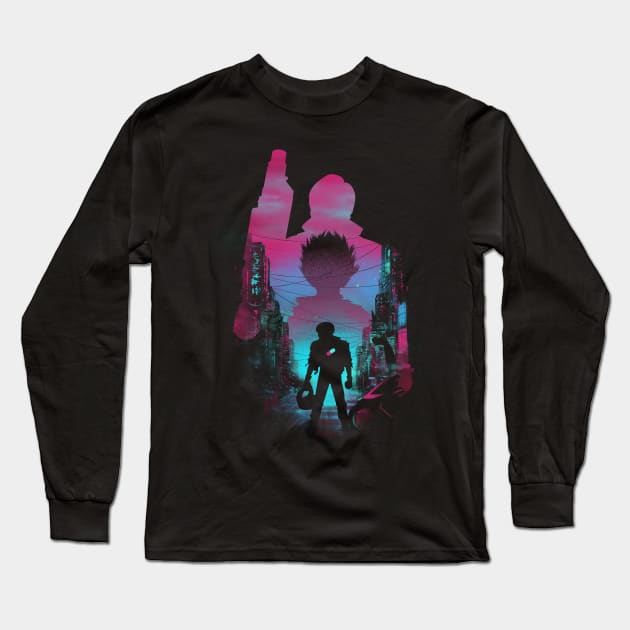 Neo Tokyo Long Sleeve T-Shirt by DANDINGEROZZ